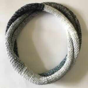 Handmade Infinity Scarf | Knitted Color Block Cowl